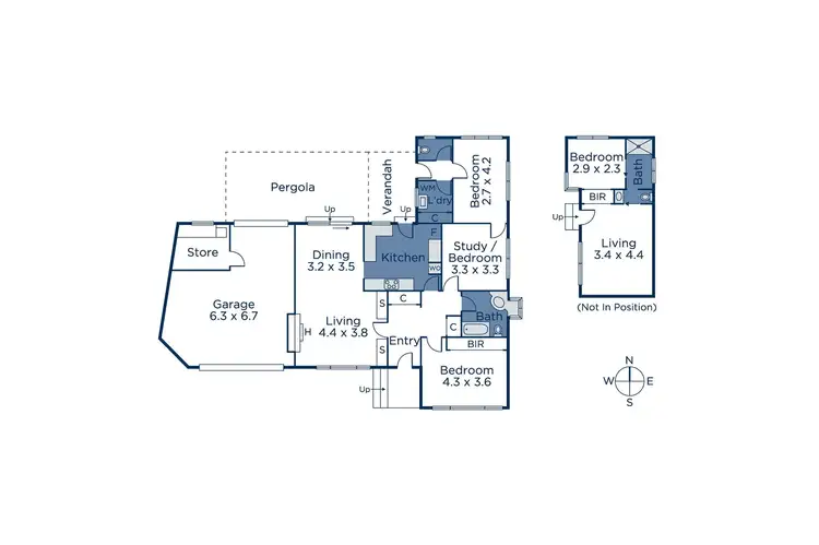 Floorplan of Homely house listing, 33 Kerr Street, Blackburn VIC 3130