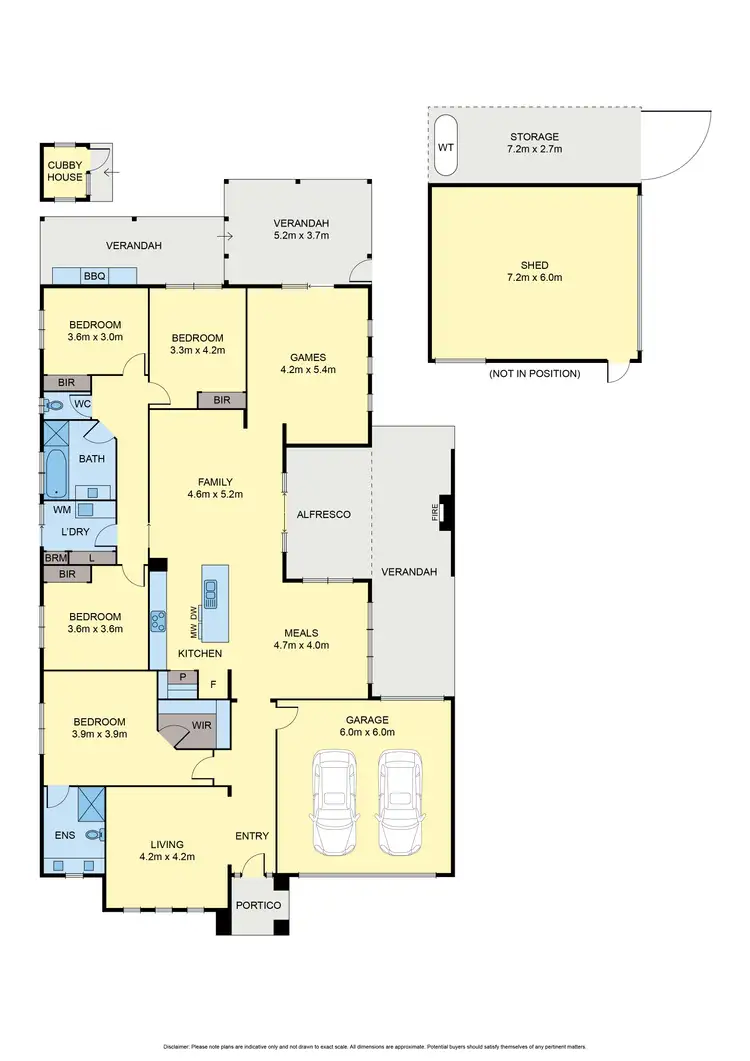 Floorplan of Homely house listing, 10 King Parrot Way, Whittlesea VIC 3757