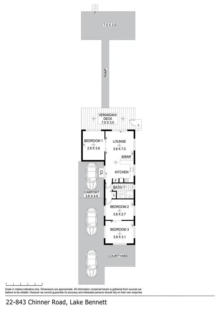 Floorplan of Homely house listing, 22/841 Chinner Road, Lake Bennett NT 822