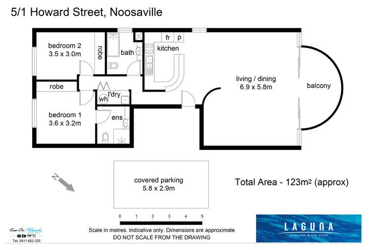 Floorplan of Homely unit listing, 5/1 Howard Street, Noosaville QLD 4566