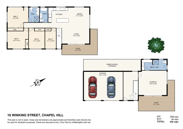Floorplan of Homely house listing, 18 Winking Street, Chapel Hill QLD 4069