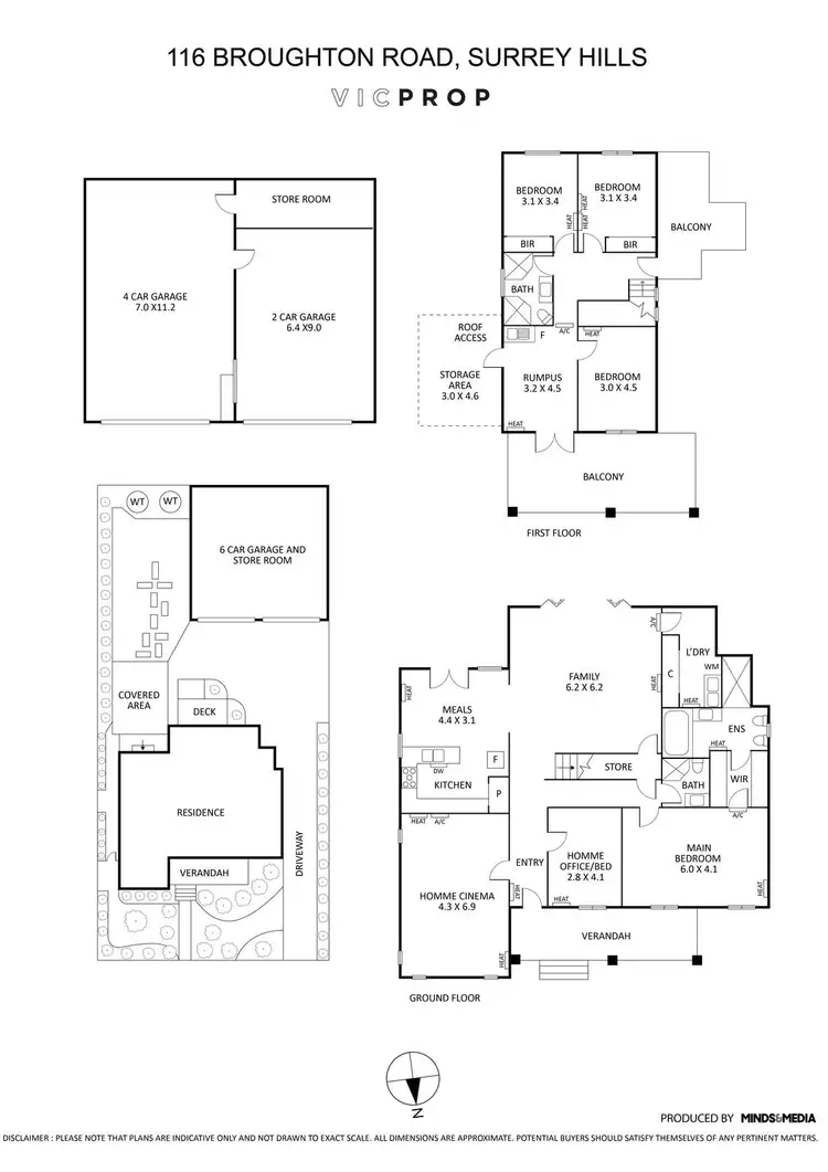 Floorplan of Homely house listing, 116 Broughton Road, Surrey Hills VIC 3127