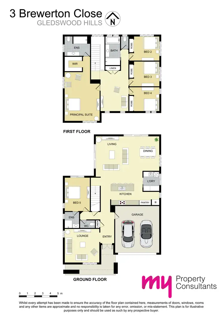 Floorplan of Homely house listing, 3 Brewerton Close, Gledswood Hills NSW 2557