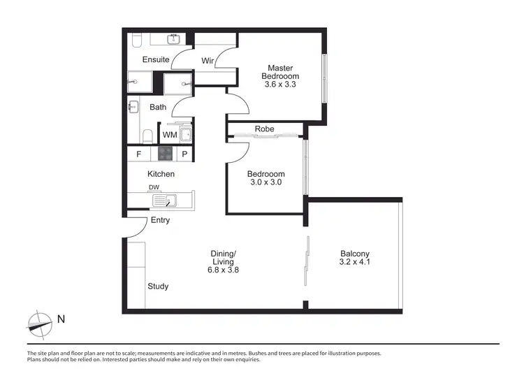 Floorplan of Homely apartment listing, 325/60 Autumn Terrace, Clayton South VIC 3169