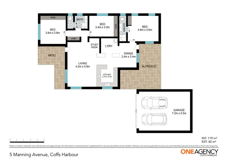 Floorplan of Homely house listing, 5 Manning Avenue, Coffs Harbour NSW 2450