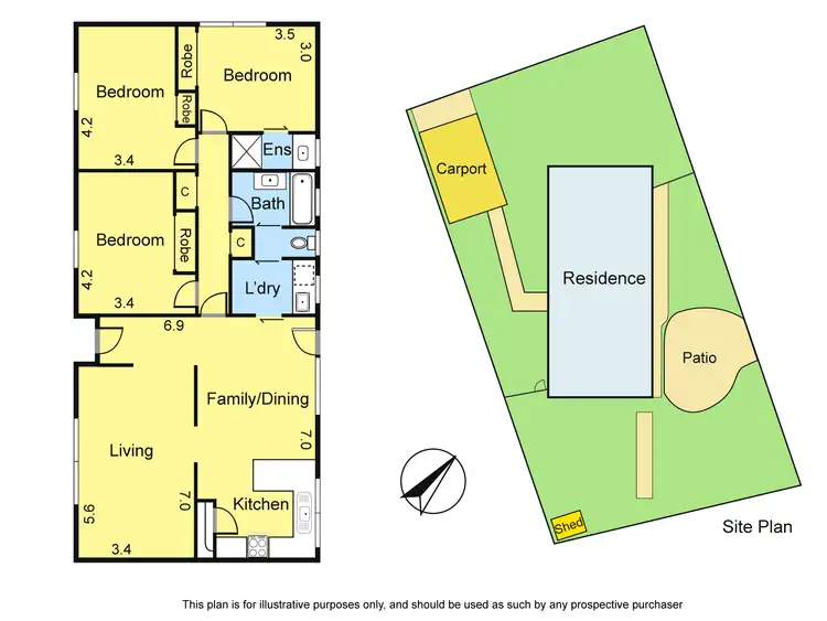 Floorplan of Homely house listing, 94 Tarcoola Drive, Yallambie VIC 3085