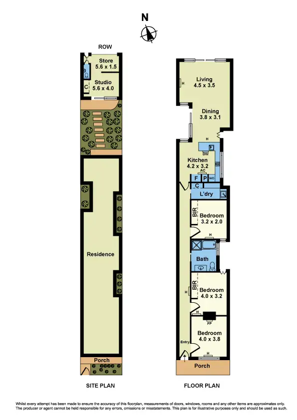 Floorplan of Homely house listing, 80 Yarra Street, Williamstown VIC 3016