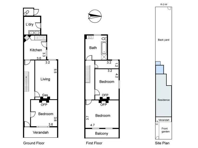 Floorplan of Homely house listing, 39 George Street, Fitzroy VIC 3065