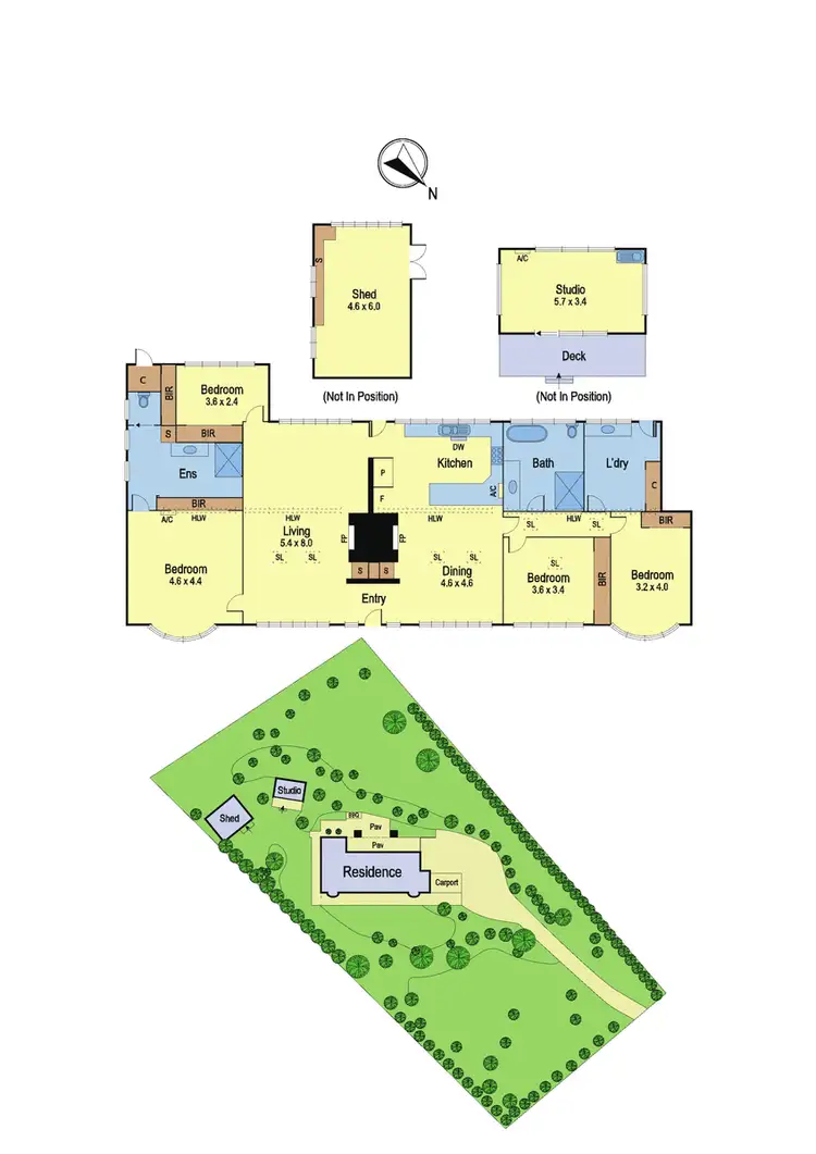 Floorplan of Homely house listing, 45 Rosehill Road, Lower Plenty VIC 3093