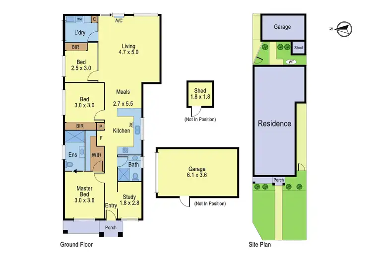 Floorplan of Homely townhouse listing, 4/8 Raglan Street, Wallan VIC 3756