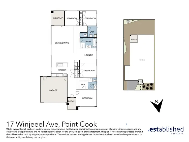 Floorplan of Homely house listing, 17 Winjeel Avenue, Point Cook VIC 3030