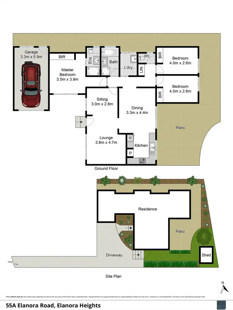 Floorplan of Homely house listing, 55a Elanora Road, Elanora Heights NSW 2101
