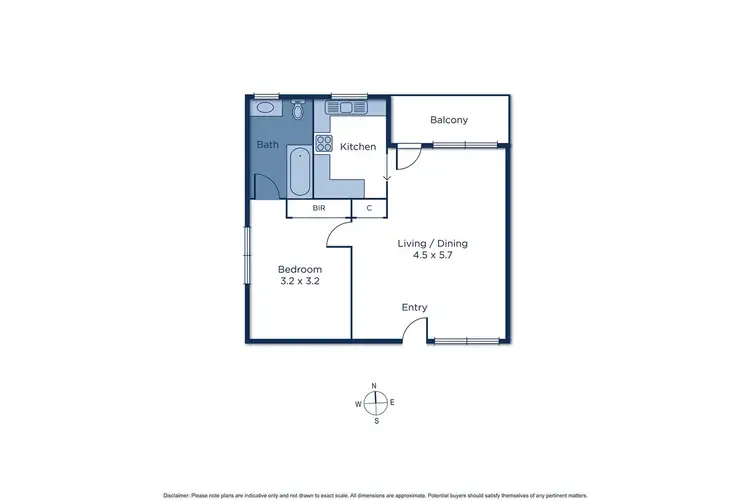 Floorplan of Homely apartment listing, 7/41 Riversdale Road, Hawthorn VIC 3122