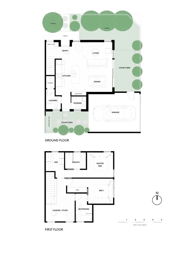 Floorplan of Homely townhouse listing, 13 Centre Road, Carnegie VIC 3163
