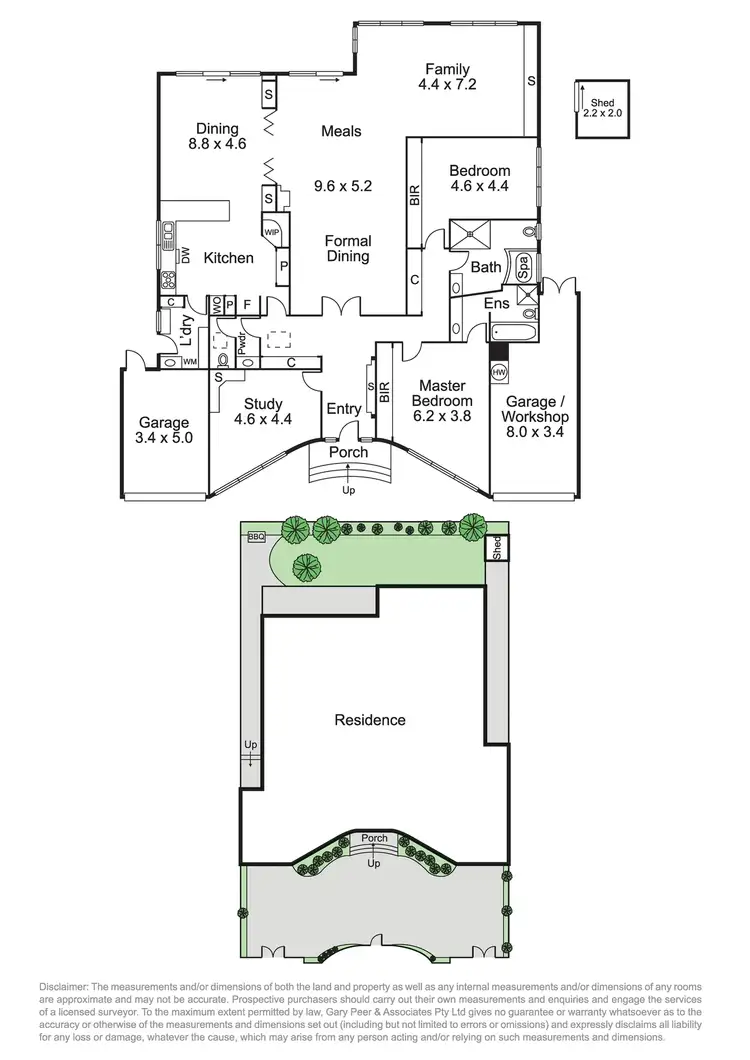 Floorplan of Homely house listing, 8 Airdrie Road, Caulfield North VIC 3161