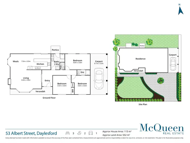 Floorplan of Homely house listing, 53 Albert Street, Daylesford VIC 3460