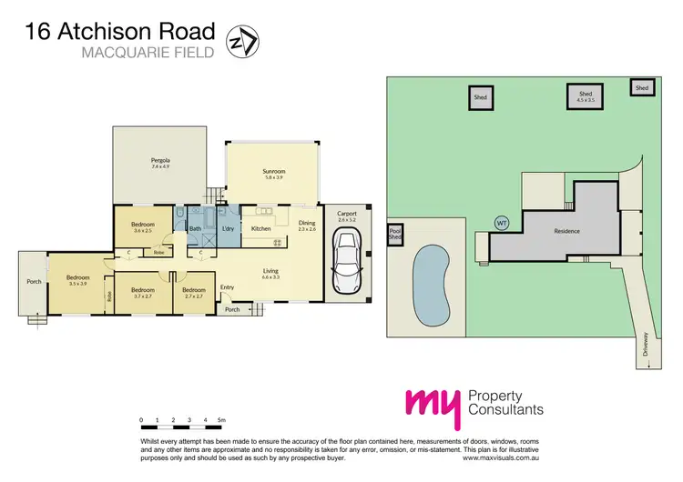 Floorplan of Homely house listing, 16 Atchison Road, Macquarie Fields NSW 2564