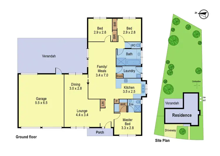 Floorplan of Homely house listing, 12 Kulin Drive, Kilmore VIC 3764