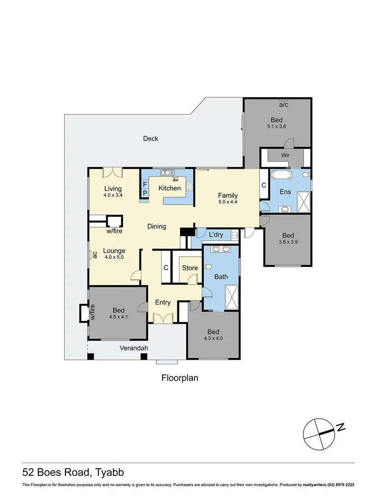 Floorplan of Homely rural property listing, 52 Boes Road, Tyabb VIC 3913
