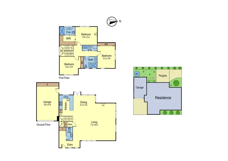 Floorplan of Homely house listing, 3 Haven Lane, Diamond Creek VIC 3089