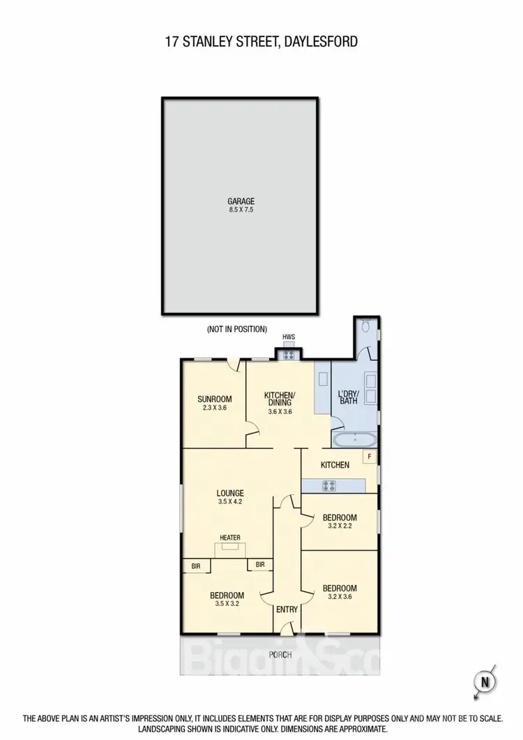 Floorplan of Homely house listing, 17 Stanley Street, Daylesford VIC 3460