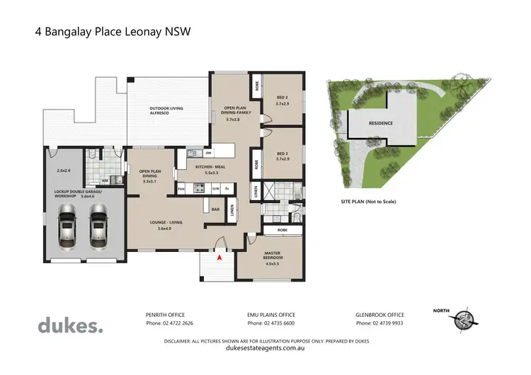 Floorplan of Homely house listing, 4 Bangalay Place, Leonay NSW 2750