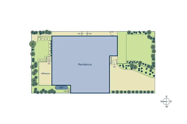 Floorplan of Homely townhouse listing, 1/57 Laburnum Street, Blackburn VIC 3130