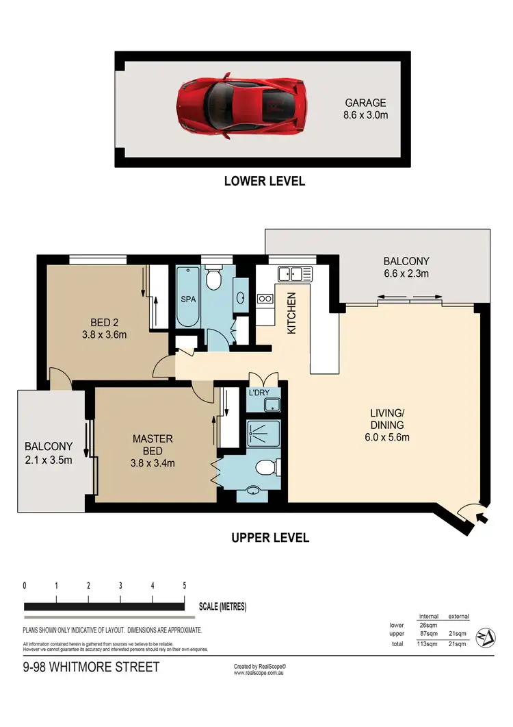 Floorplan of Homely unit listing, 9/98 Whitmore Street, Taringa QLD 4068