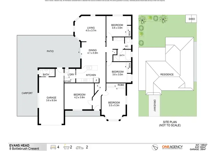 Floorplan of Homely house listing, 8 Bottlebrush Crescent, Evans Head NSW 2473