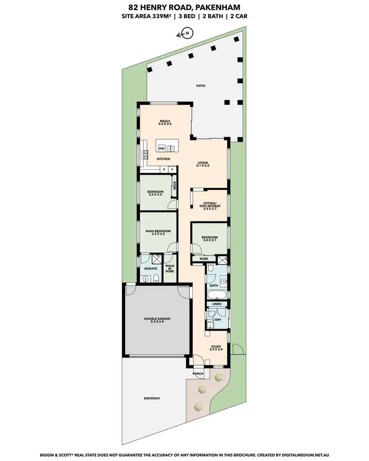 Floorplan of Homely house listing, 82 Henry Road, Pakenham VIC 3810