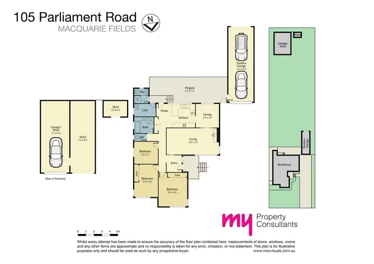 Floorplan of Homely house listing, 105 Parliament Road, Macquarie Fields NSW 2564
