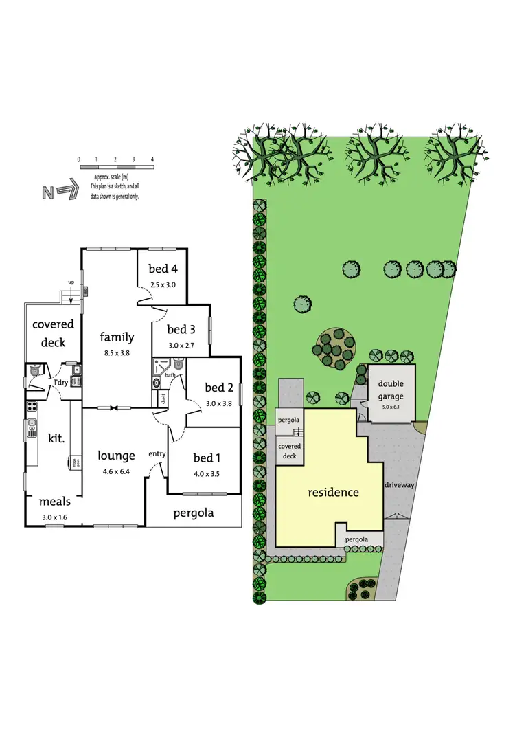 Floorplan of Homely house listing, 5 Trevor Court, Warranwood VIC 3134