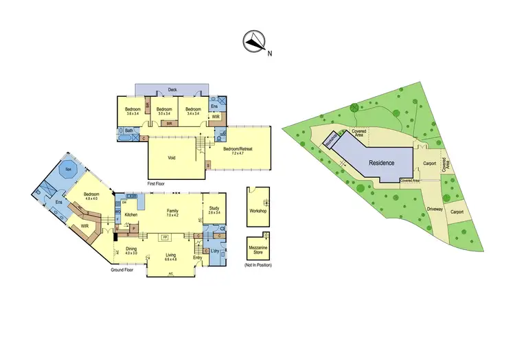 Floorplan of Homely house listing, 15 Marlow Place, Eltham VIC 3095