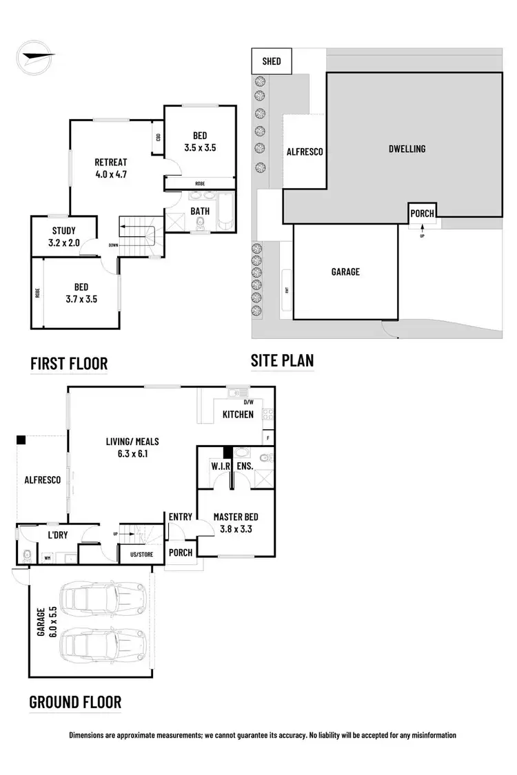 Floorplan of Homely townhouse listing, 3/2 Rupert Street, Doncaster East VIC 3109