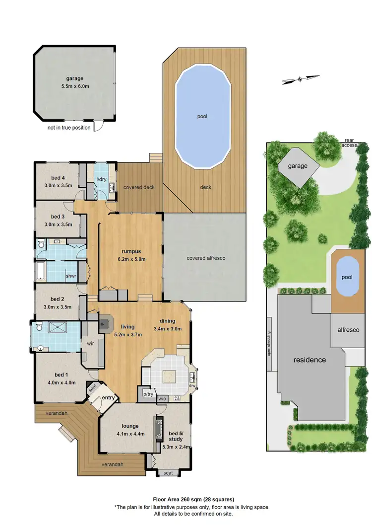 Floorplan of Homely house listing, 23 Sophia Grove, Tecoma VIC 3160