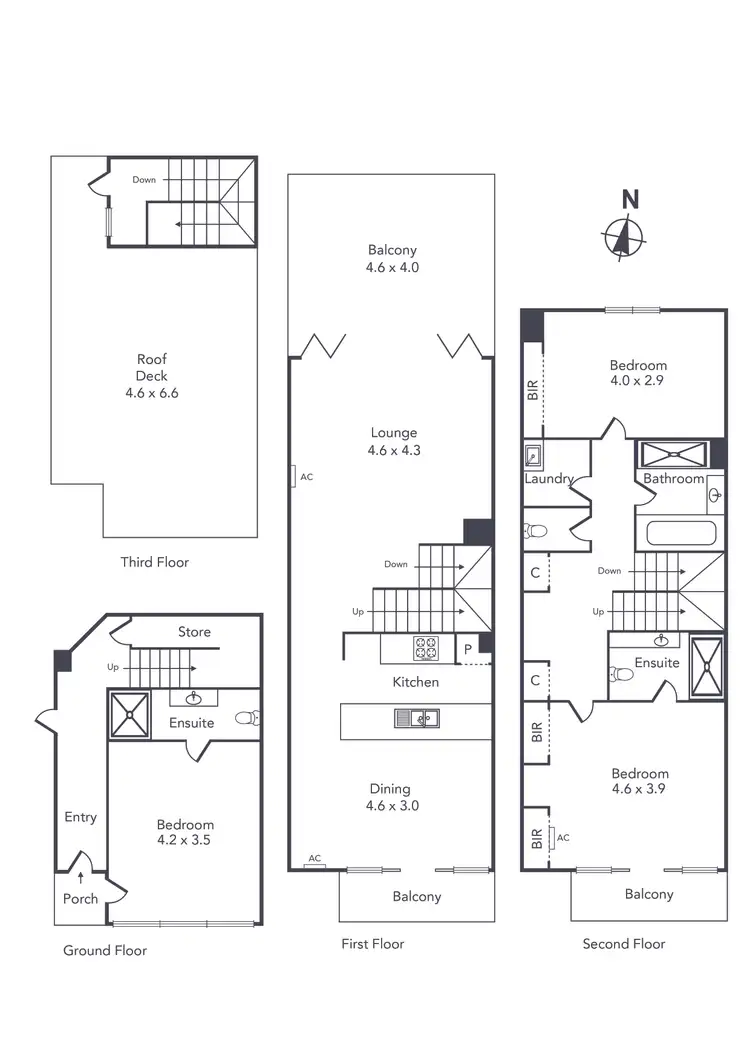 Floorplan of Homely house listing, 52 Byron Street, North Melbourne VIC 3051