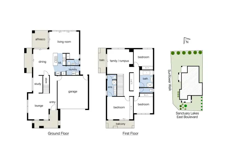 Floorplan of Homely house listing, 39 Sanctuary Lakes East Boulevard, Sanctuary Lakes VIC 3030