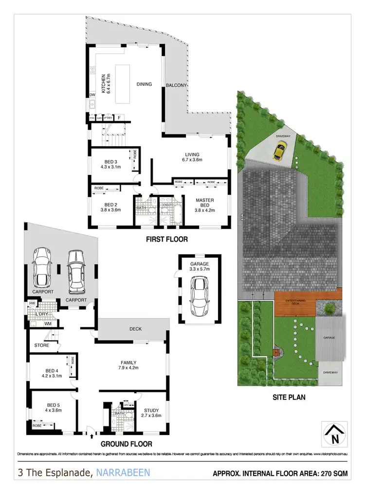 Floorplan of Homely house listing, 3 The Esplanade, Narrabeen NSW 2101