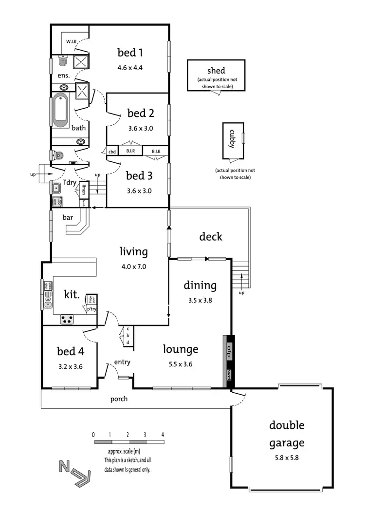 Floorplan of Homely house listing, 12 Forest Court, Ringwood VIC 3134