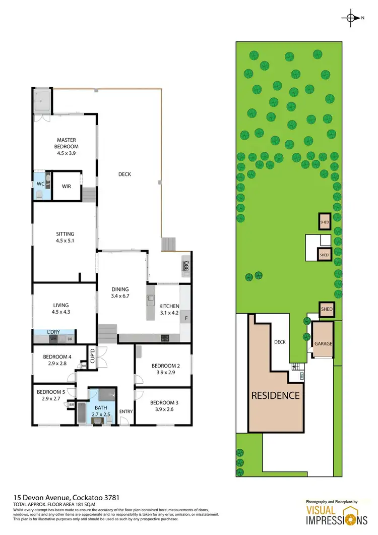 Floorplan of Homely house listing, 15 Devon Avenue, Cockatoo VIC 3781