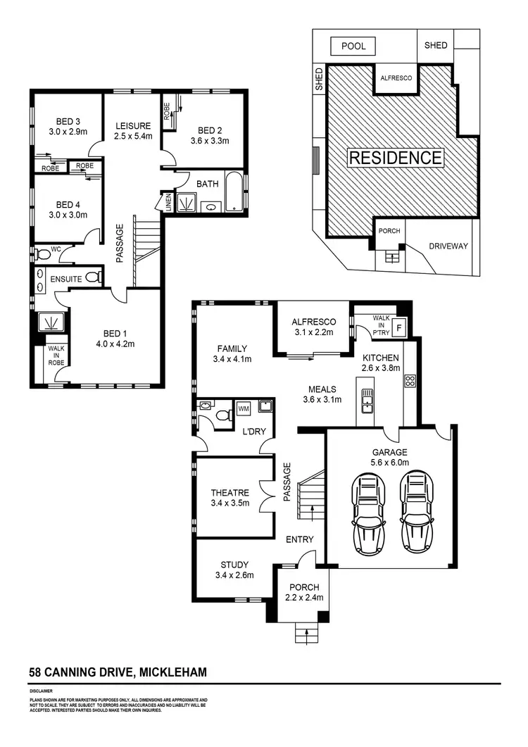 Floorplan of Homely house listing, 58 Canning Drive, Mickleham VIC 3064