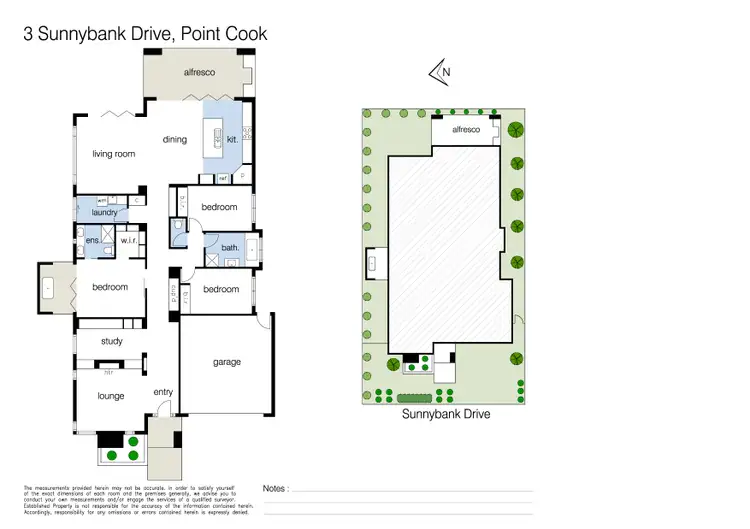 Floorplan of Homely house listing, 3 Sunnybank Drive, Point Cook VIC 3030