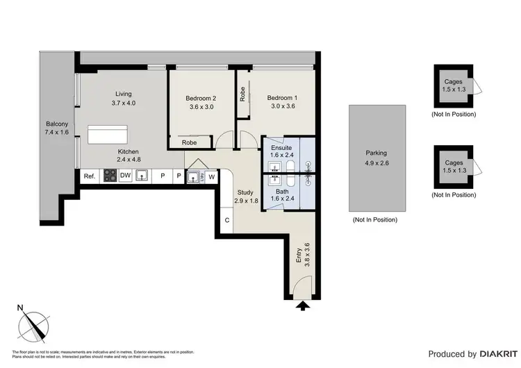 Floorplan of Homely apartment listing, 105/19-21 Frederick Street, Doncaster VIC 3108