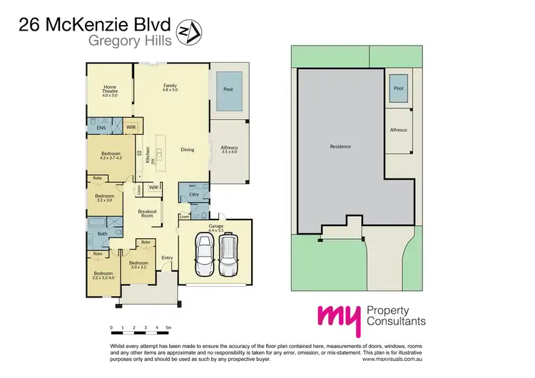 Floorplan of Homely house listing, 26 Mckenzie Boulevard, Gregory Hills NSW 2557
