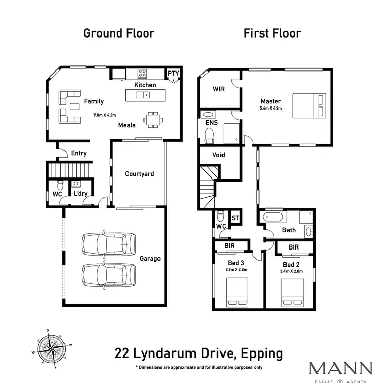 Floorplan of Homely house listing, 22 Lyndarum Drive, Epping VIC 3076