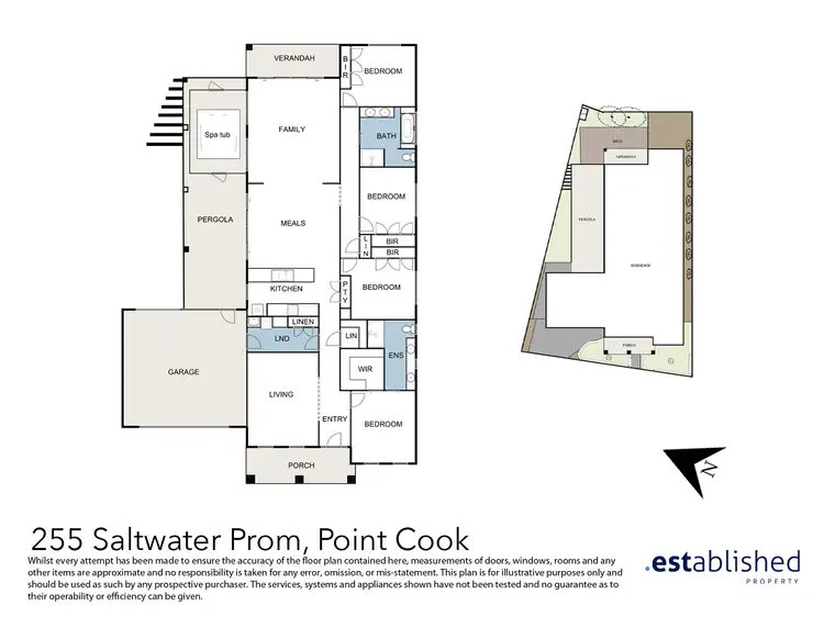 Floorplan of Homely house listing, 255 Saltwater Promenade, Point Cook VIC 3030