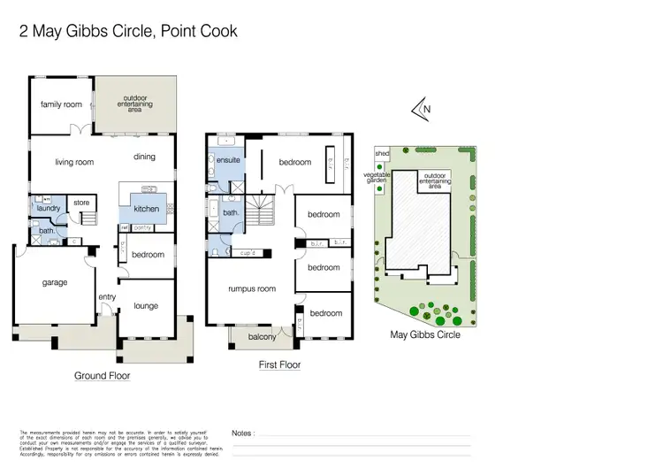 Floorplan of Homely house listing, 2 May Gibbs Circle, Point Cook VIC 3030