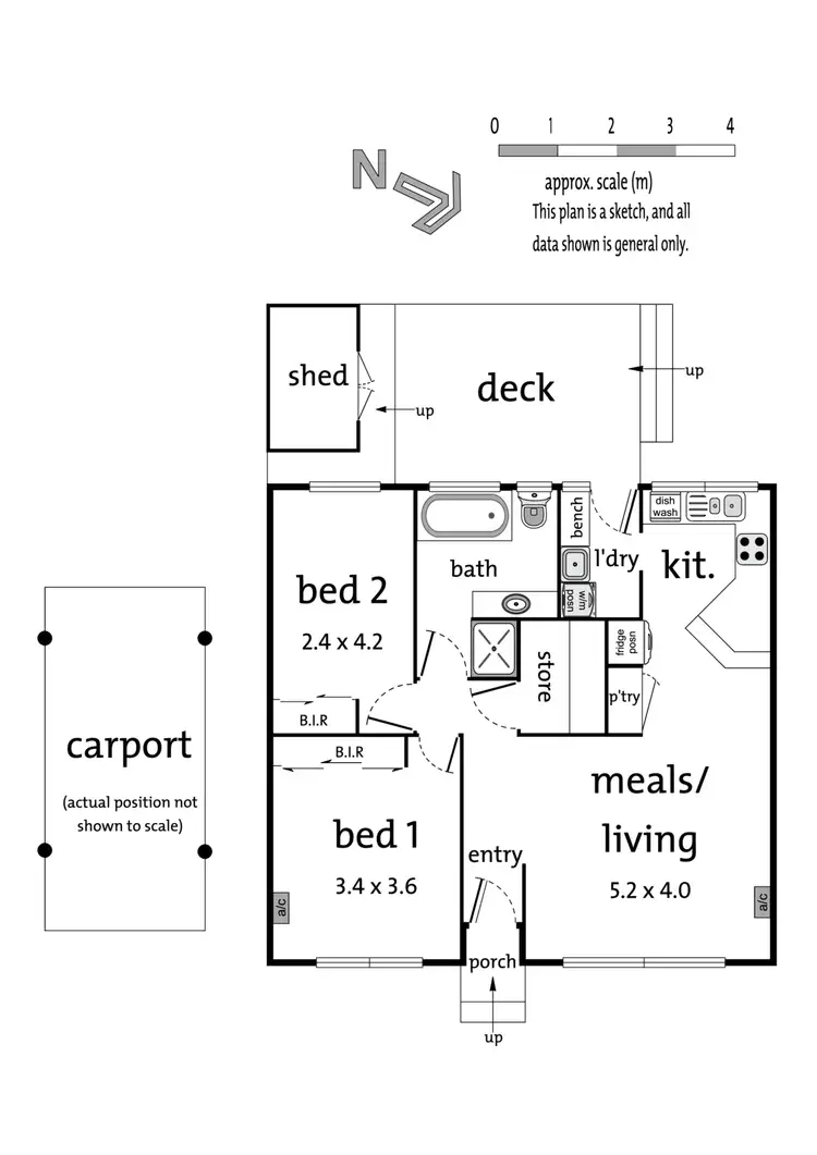 Floorplan of Homely unit listing, 5/51 Mt Dandenong Road, Ringwood East VIC 3135