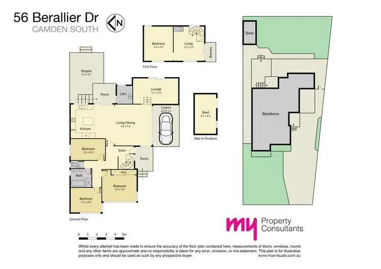 Floorplan of Homely house listing, 56 Berallier Drive, Camden South NSW 2570