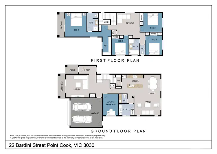 Floorplan of Homely house listing, 22 Bardini Street, Point Cook VIC 3030